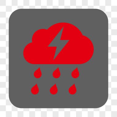 Fırtına yuvarlak kare düğme