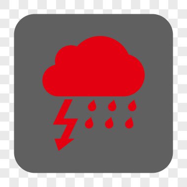 Fırtına yuvarlak kare düğme