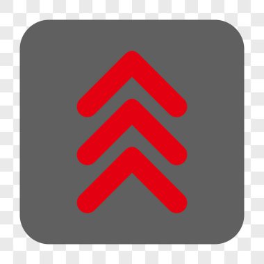 Yuvarlatılmış Kare düğmesini yukarı çift ok ucu