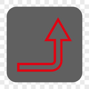 Yuvarlatılmış Kare düğmesini yukarı çevirmek