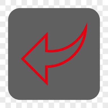 Yuvarlatılmış Kare düğme geri al