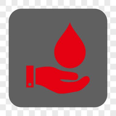 Su Servisi yuvarlak kare düğme