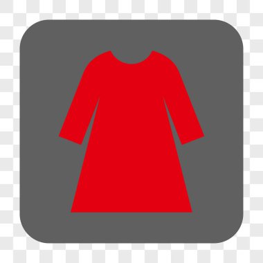 Kadın elbise yuvarlak kare düğme