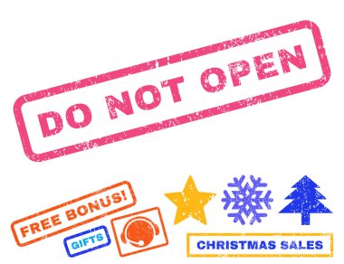 Lastik damgası açmayın