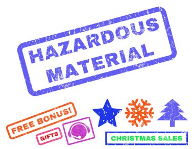 tehlikeli malzeme lastik damgası