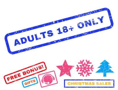 Yetişkinler 18 artı sadece lastik damgası