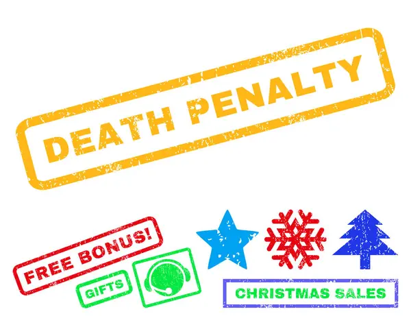 Gummimarke für die Todesstrafe — Stockvektor