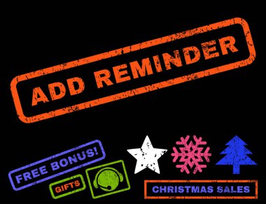 Uyarı mektubu lastik damgası ekle