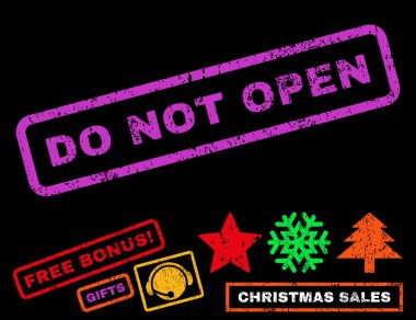 Lastik damgası açmayın