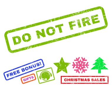 Lastik damgası ateş etmeyin