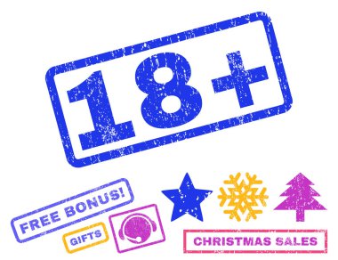 18 artı lastik damgası