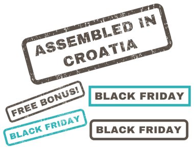 Hırvatistan lastik damgalamak içinde monte