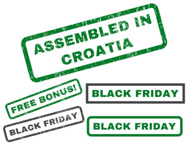 Hırvatistan lastik damgalamak içinde monte