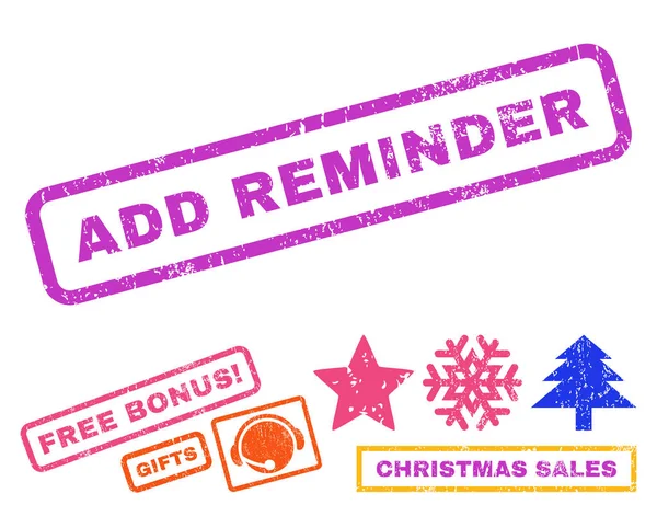 Uyarı mektubu lastik damgası ekle