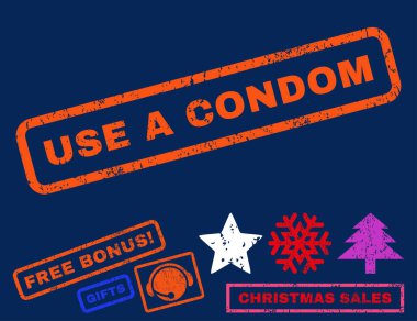 Bir prezervatif damgası kullanın