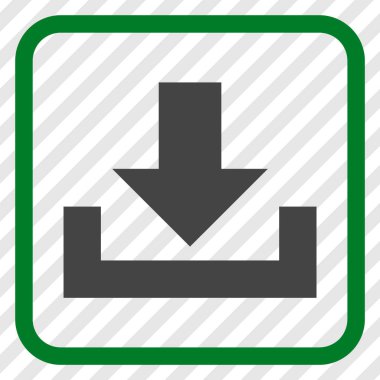 Vektör simgesi bir çerçeve içinde indirme