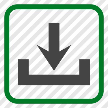 Vektör simgesi bir çerçeve içinde indirme