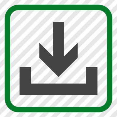 Vektör simgesi bir çerçeve içinde indirme