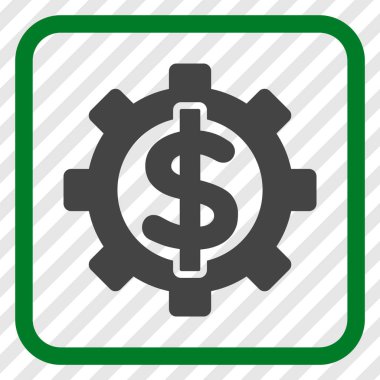 Mali seçenekleri vektör simgesi bir çerçeve içinde