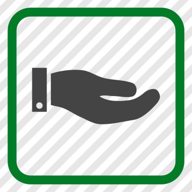 El vektör simgesi bir çerçeve içinde