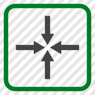 Etkisi oklar bir çerçeve içinde simge vektör