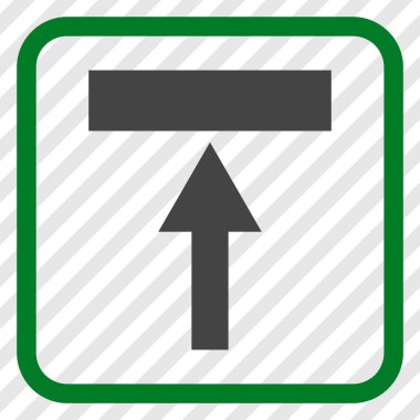 Top vektör simgesi bir çerçeve içinde hareket