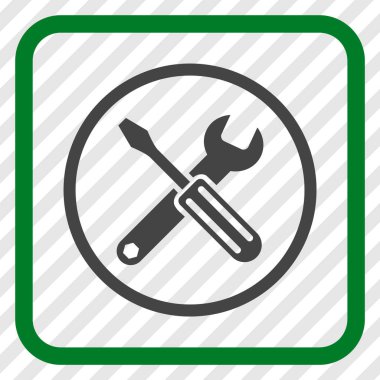 Seçenekleri vektör simgesi bir çerçeve içinde