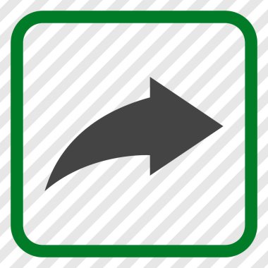 Vektör simgesi bir çerçeve içinde Yinele