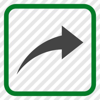 Vektör simgesi bir çerçeve içinde Yinele