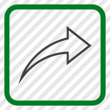 Vektör simgesi bir çerçeve içinde Yinele