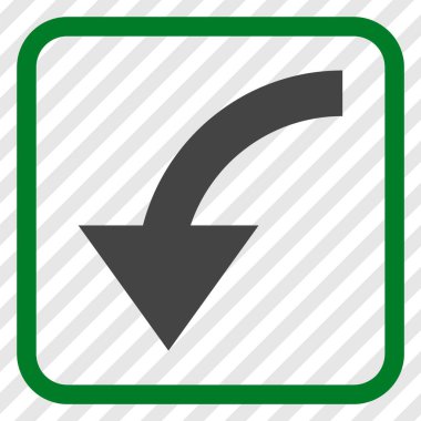 Bir çerçeve içinde CCW vektör simge döndürmek