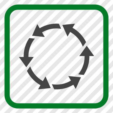 Bir çerçeve içinde CCW vektör simge döndürmek