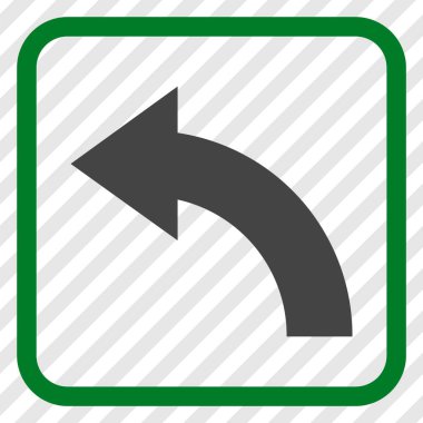 Sol vektör simgesi bir çerçeve içinde döndürme