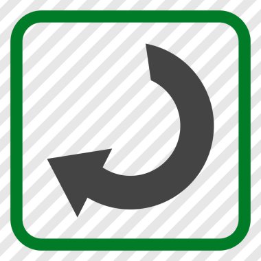 Vektör simgesi bir çerçeve içinde döndürme