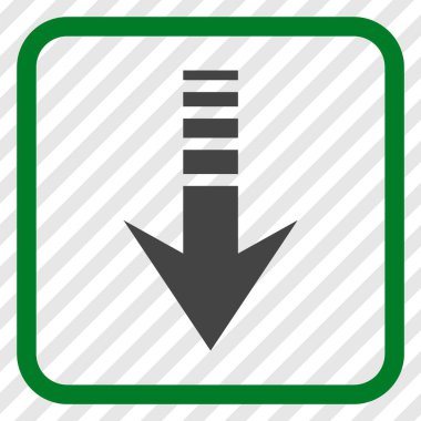 Vektör simgesi bir çerçeve içinde gönderin