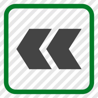 Shift Sol vektör simgesi bir çerçeve içinde