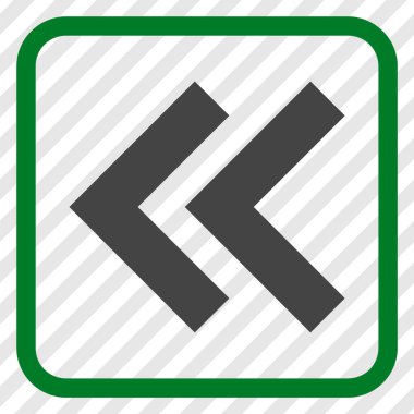 Shift Sol vektör simgesi bir çerçeve içinde