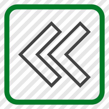 Shift Sol vektör simgesi bir çerçeve içinde