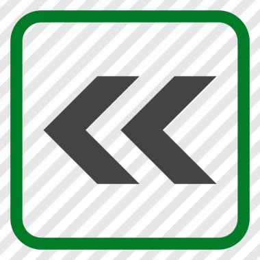 Shift Sol vektör simgesi bir çerçeve içinde