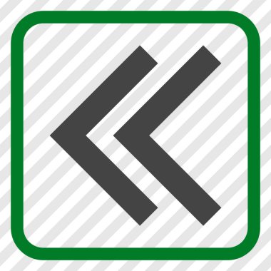 Shift Sol vektör simgesi bir çerçeve içinde