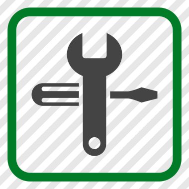 Vektör simgesi bir çerçeve içinde ayarlama