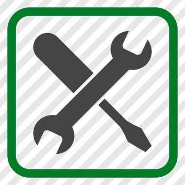 Vektör simgesi bir çerçeve içinde ayarlama