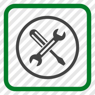 Vektör simgesi bir çerçeve içinde ayarlama