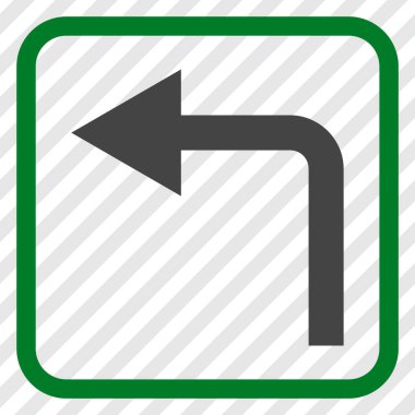 Sol vektör simge bir çerçevede açmak