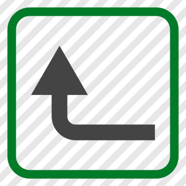 İleri vektör simge bir çerçevede açmak