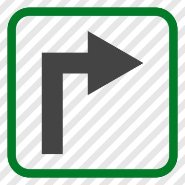 Doğru vektör simge bir çerçevede açmak