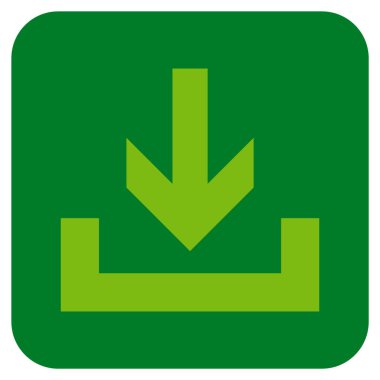 Düz kare vektör simge indirme