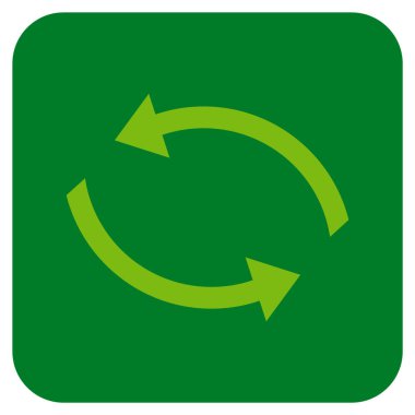 Exchange oklar düz kare vektör simgesi