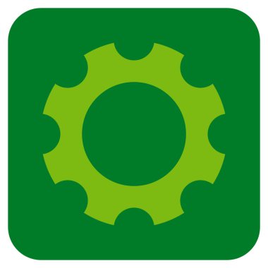 Vites düz kare vektör simgesi