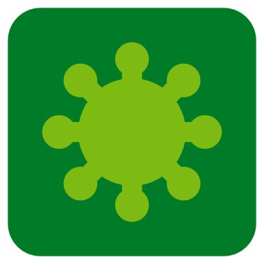 Vites düz kare vektör simgesi